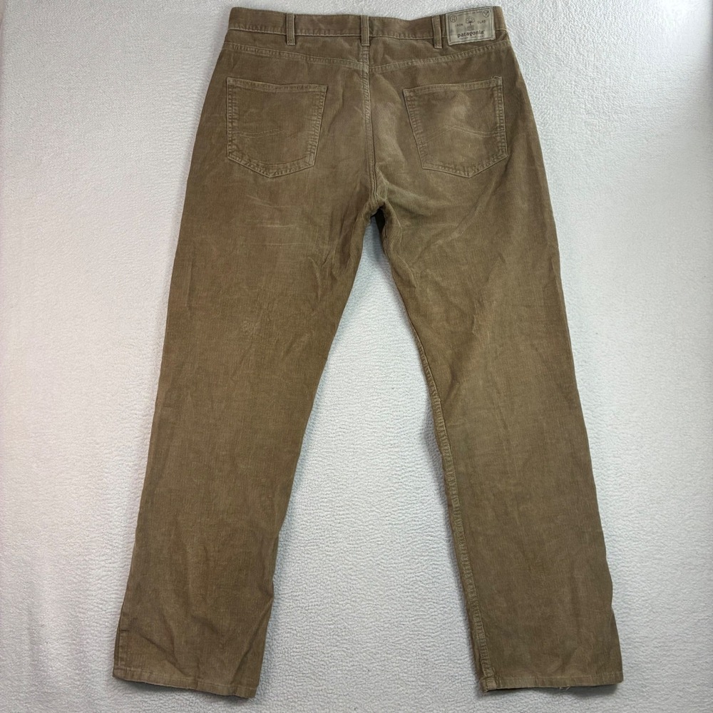 Patagonia Iron Clad Corduroy Pant Men 36x32 Brown Organic Cotton Straight Preppy - Picture 2 of 10